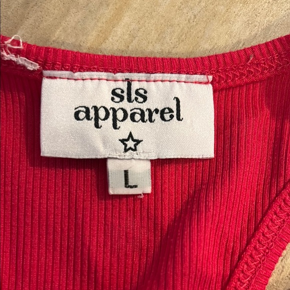 Pink Ribbed Tank Top - Picture 2 of 2